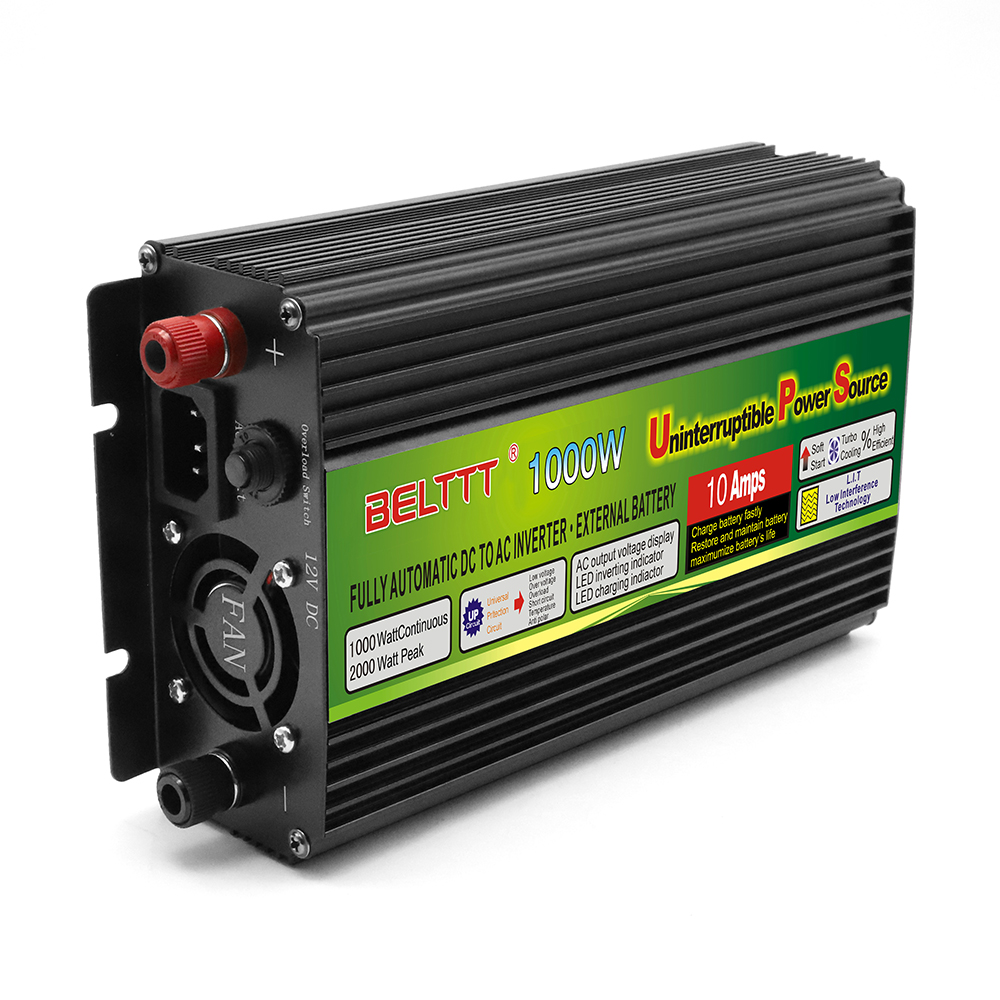 BELTTT 1000W UPS 修正正弦波インバーター 